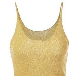 3/$55 item! Open Knit Tank Top - Ginger One Size